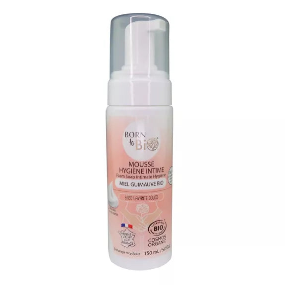 Mousse d'Hygiène Intime au Miel et à la Guimauve Bio – 150 ml