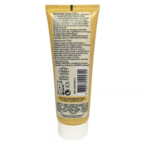 Gommage Visage Douceur – Miel d’Acacia & Calendula Bio - 75 ml