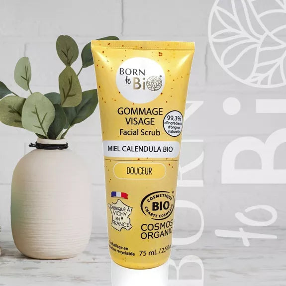Gommage Visage Douceur – Miel d’Acacia & Calendula Bio - 75 ml