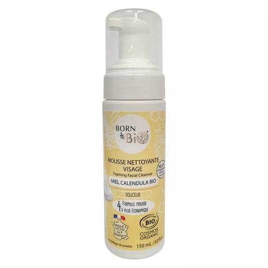 Mousse Visage Miel Calendula Bio – 150 ml