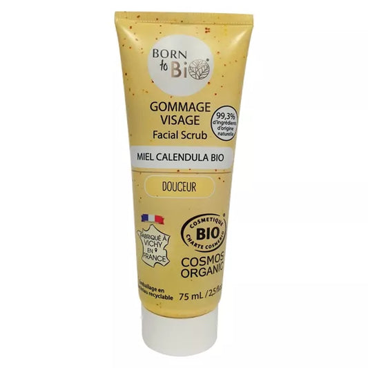 Gommage Visage Douceur – Miel d’Acacia & Calendula Bio - 75 ml