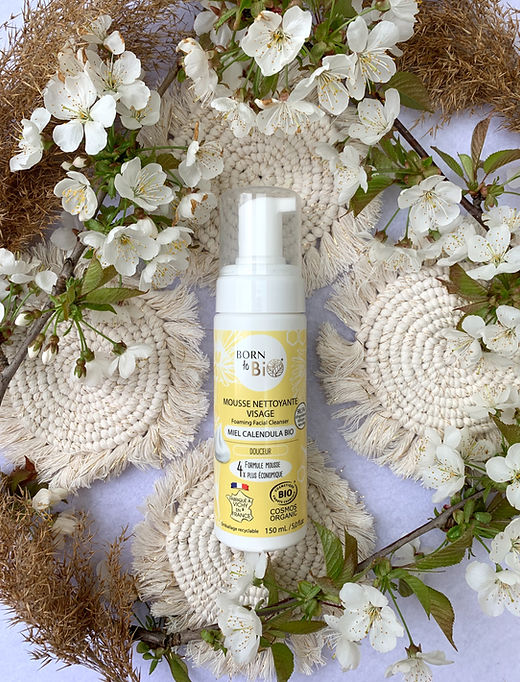 Mousse Visage Miel Calendula Bio – 150 ml